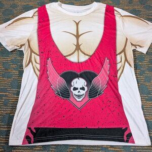 WWE BRET HART Hitman T Shirt HALLOWEEN COSTUME XL Extra Large Hart Foundation